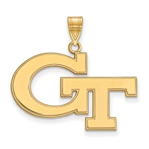 14k Gold Georgia Institute of Technology Large Pendant