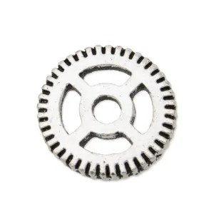 20PCS 15mm Antique Silver Metal Steampunk, Gear Charms Connector for Gear Jewelry