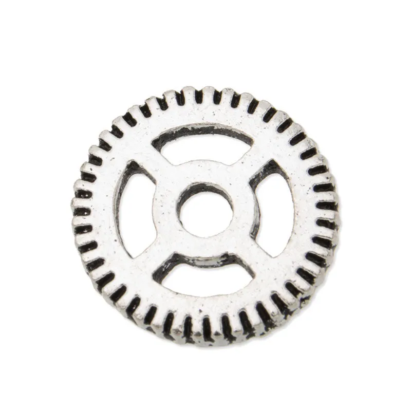 20PCS 15mm Antique Silver Metal Steampunk, Gear Charms Connector for Gear Jewelry