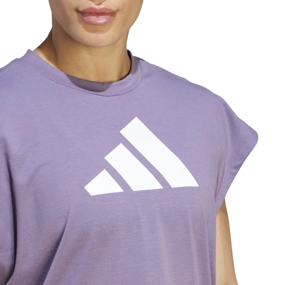 Adidas Womens Train Icons Logo Tee
