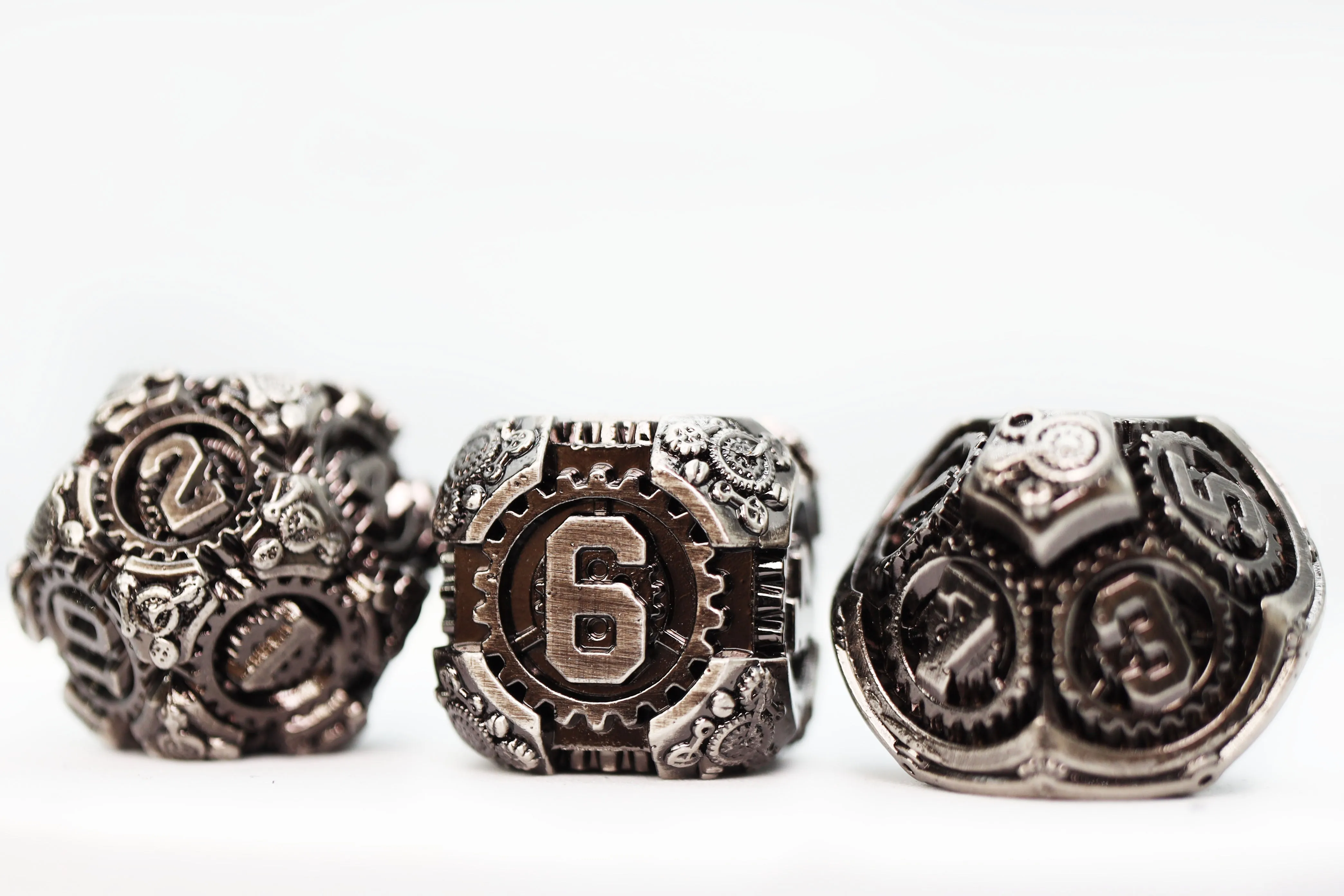 Airship Gears: Fierce Flotilla - Metal RPG Dice Set