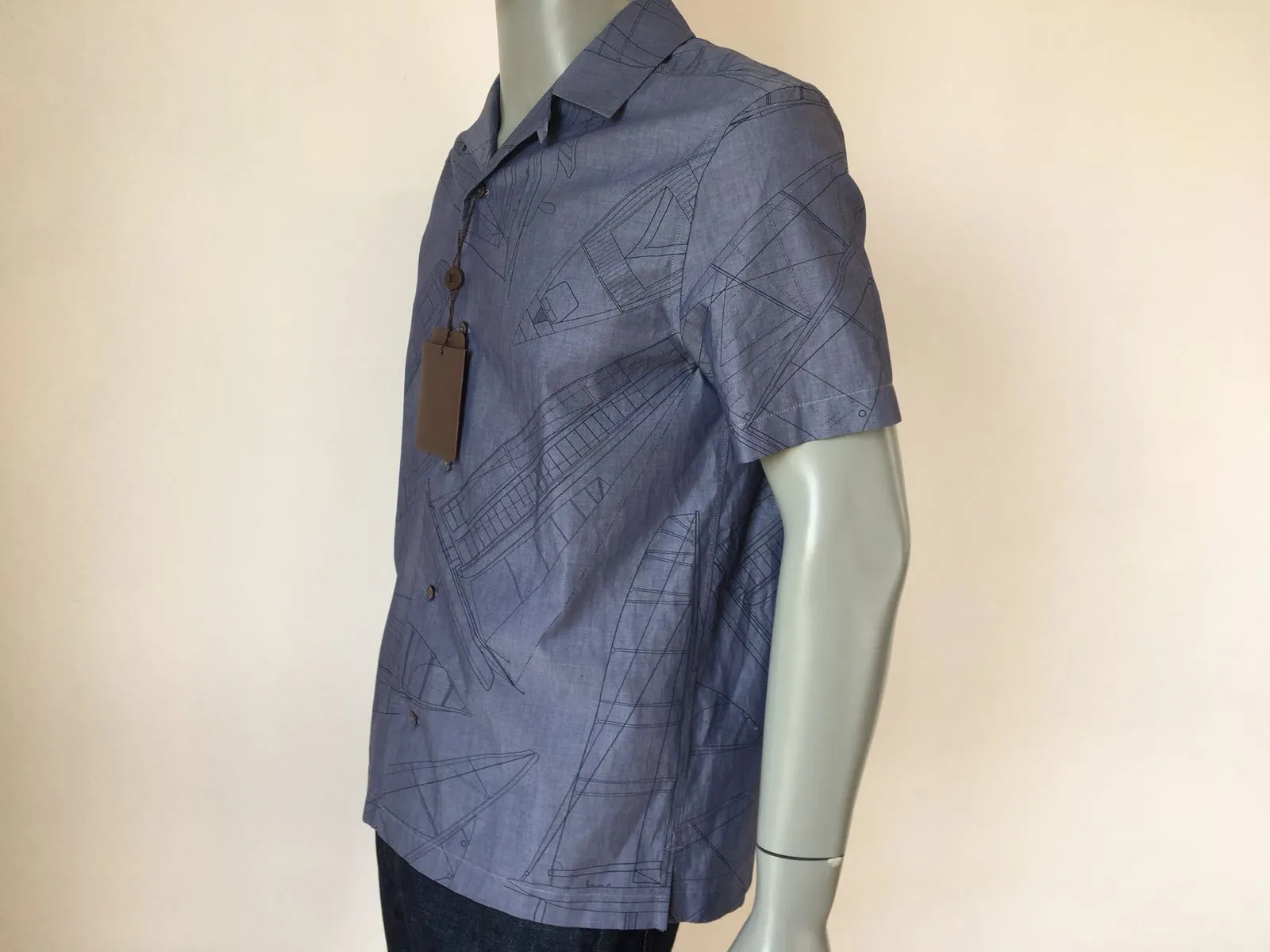 America's Cup Yacht Print Shirt