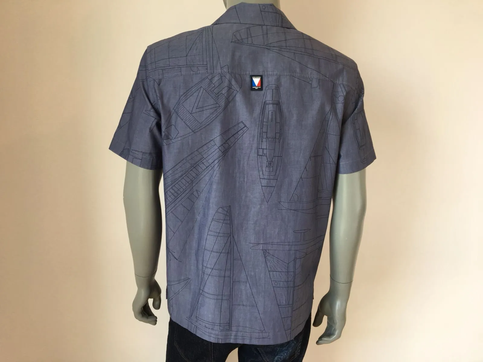 America's Cup Yacht Print Shirt