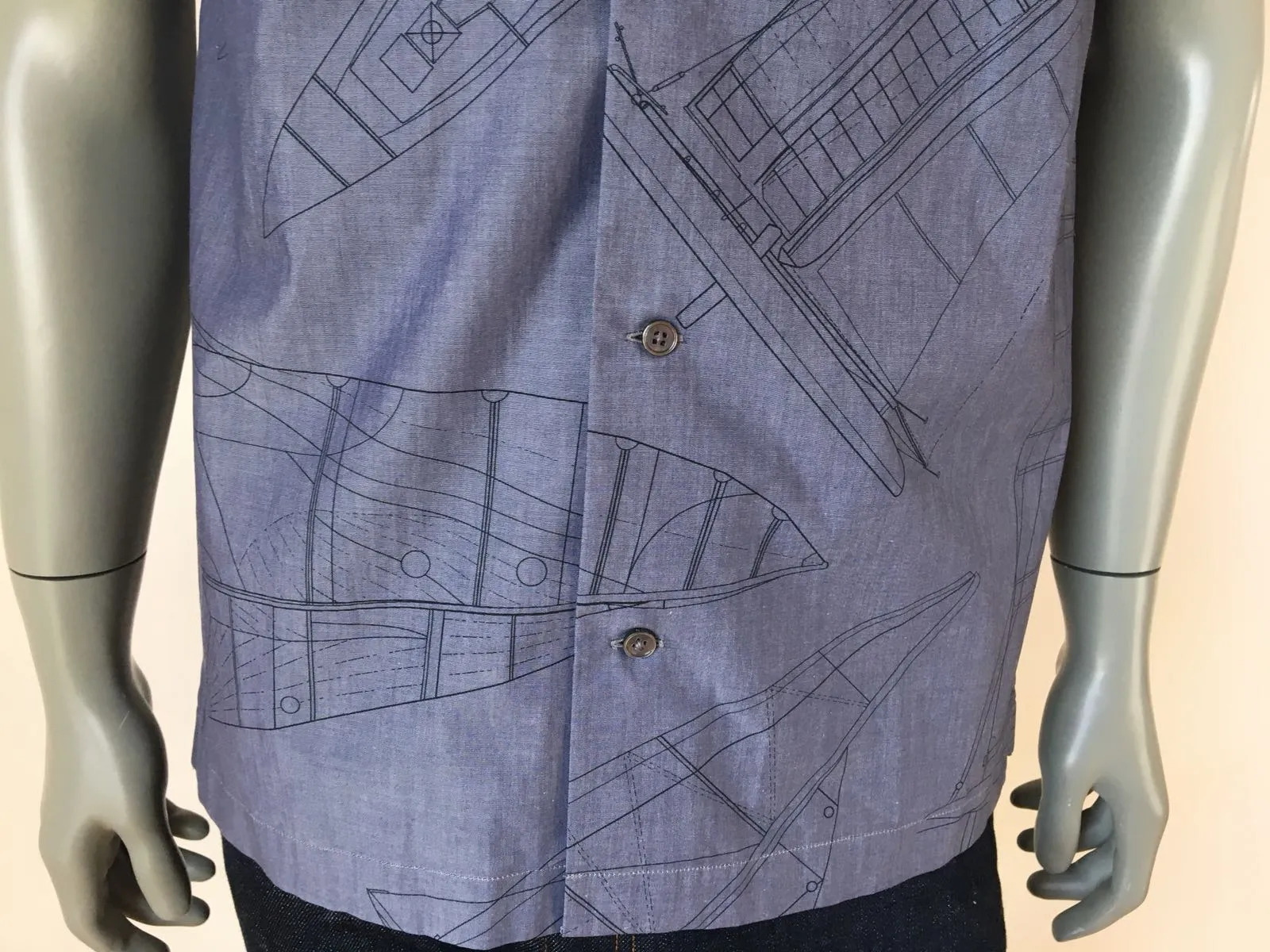 America's Cup Yacht Print Shirt