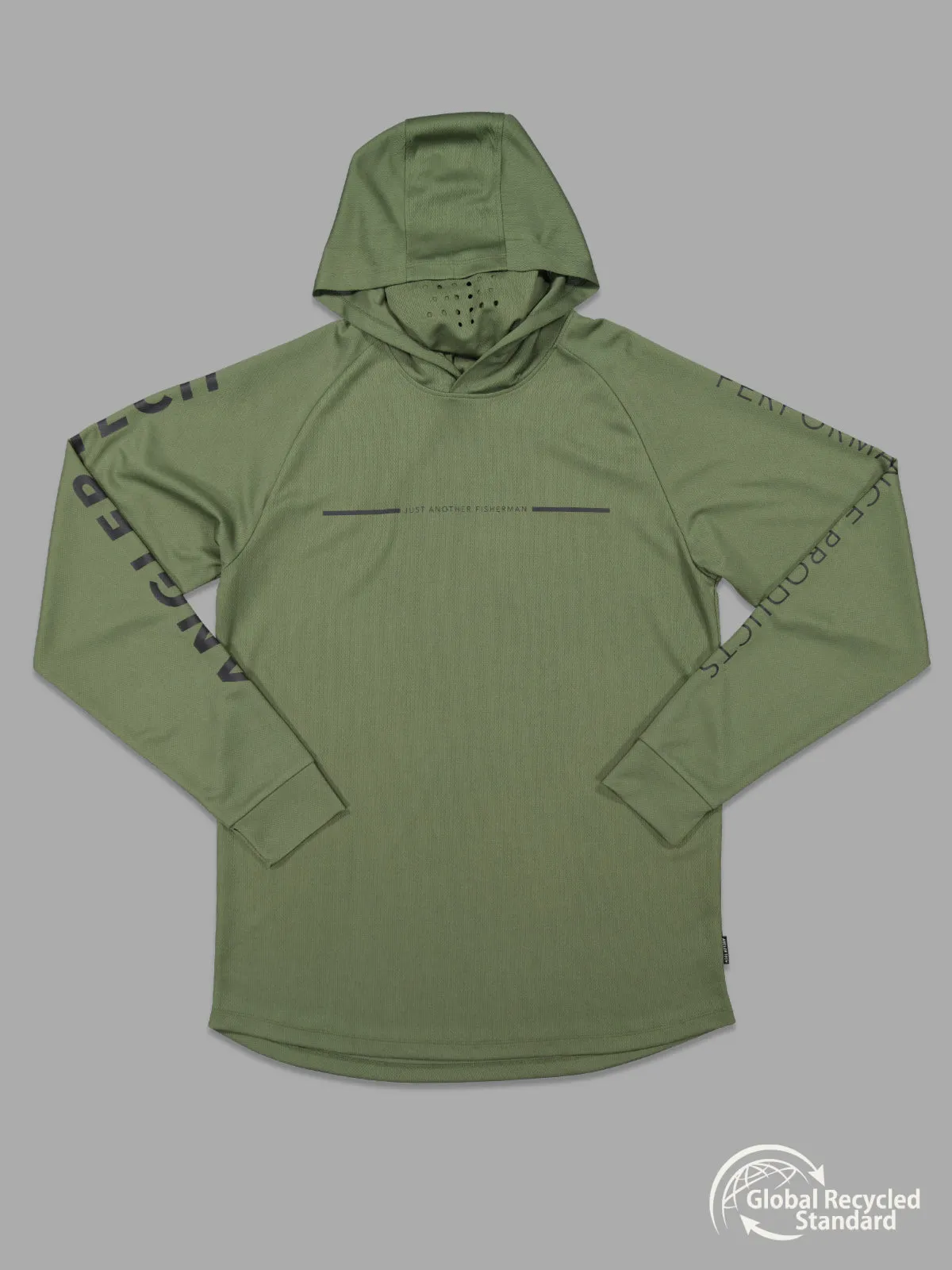 ANGLER TECH UPF40 HOOD - LICHEN