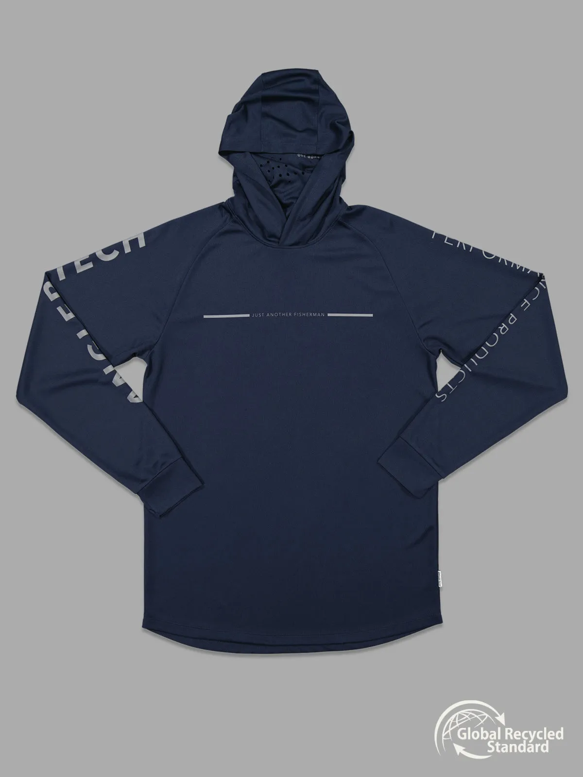 ANGLER TECH UPF40 HOOD - NAVY