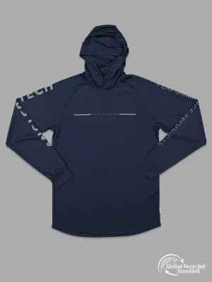 ANGLER TECH UPF40 HOOD - NAVY