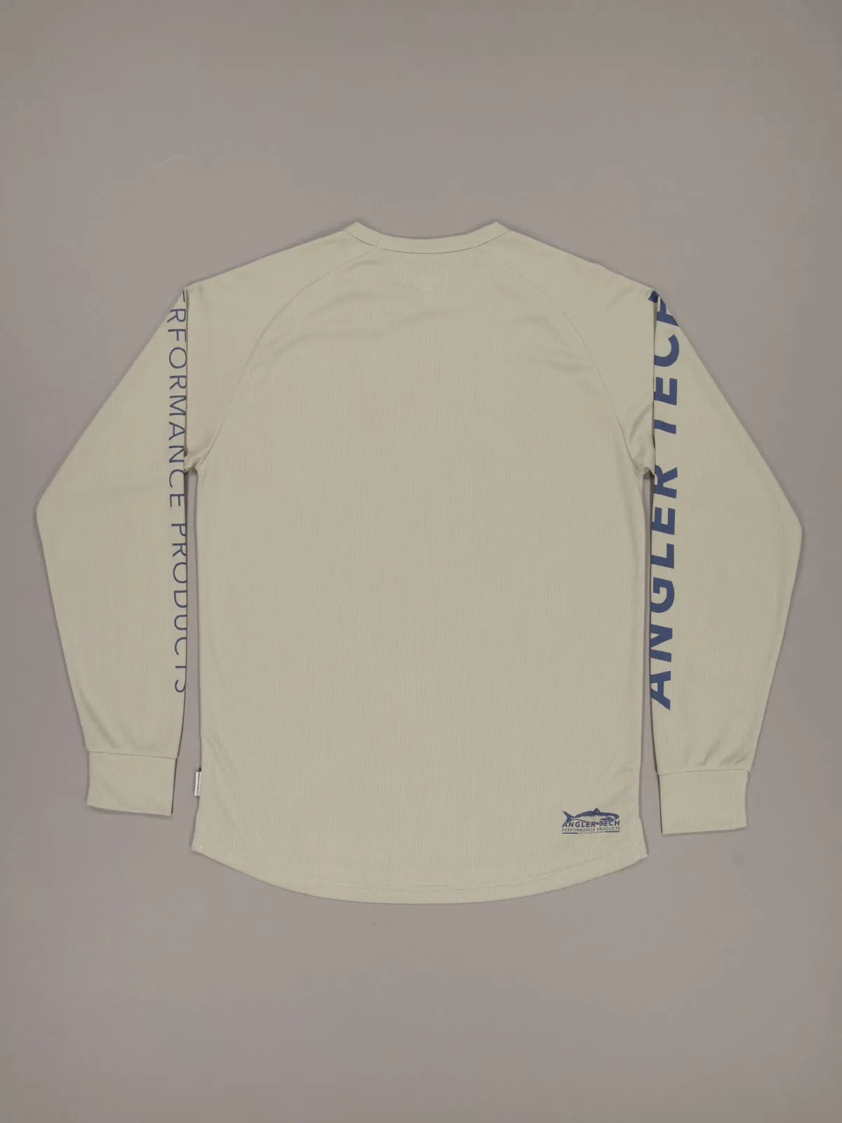 ANGLER TECH UPF40 LS TEE - STORM