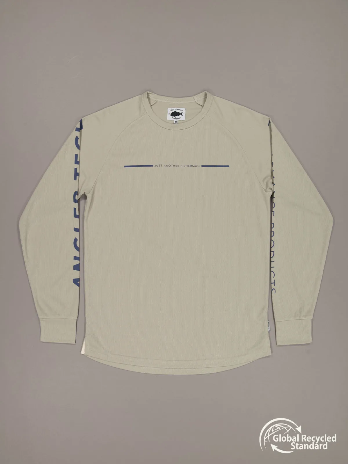 ANGLER TECH UPF40 LS TEE - STORM