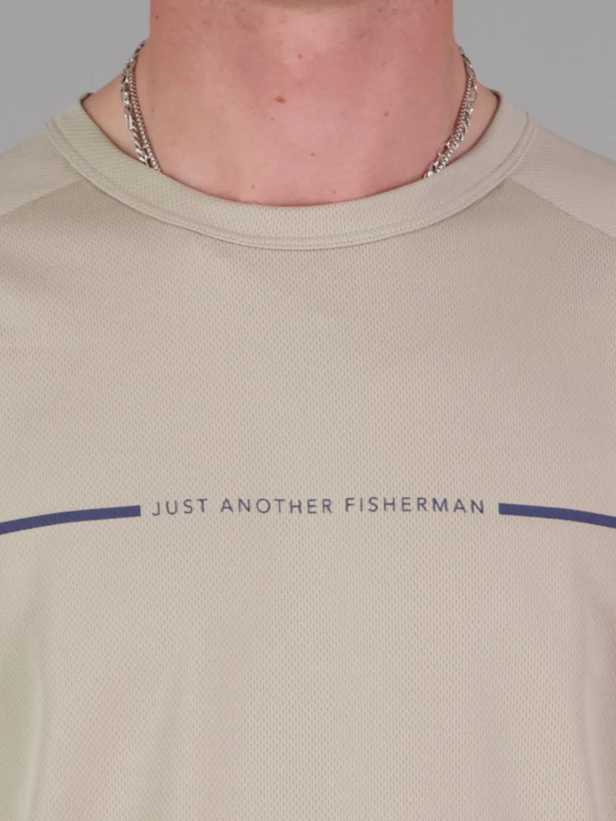 ANGLER TECH UPF40 LS TEE - STORM