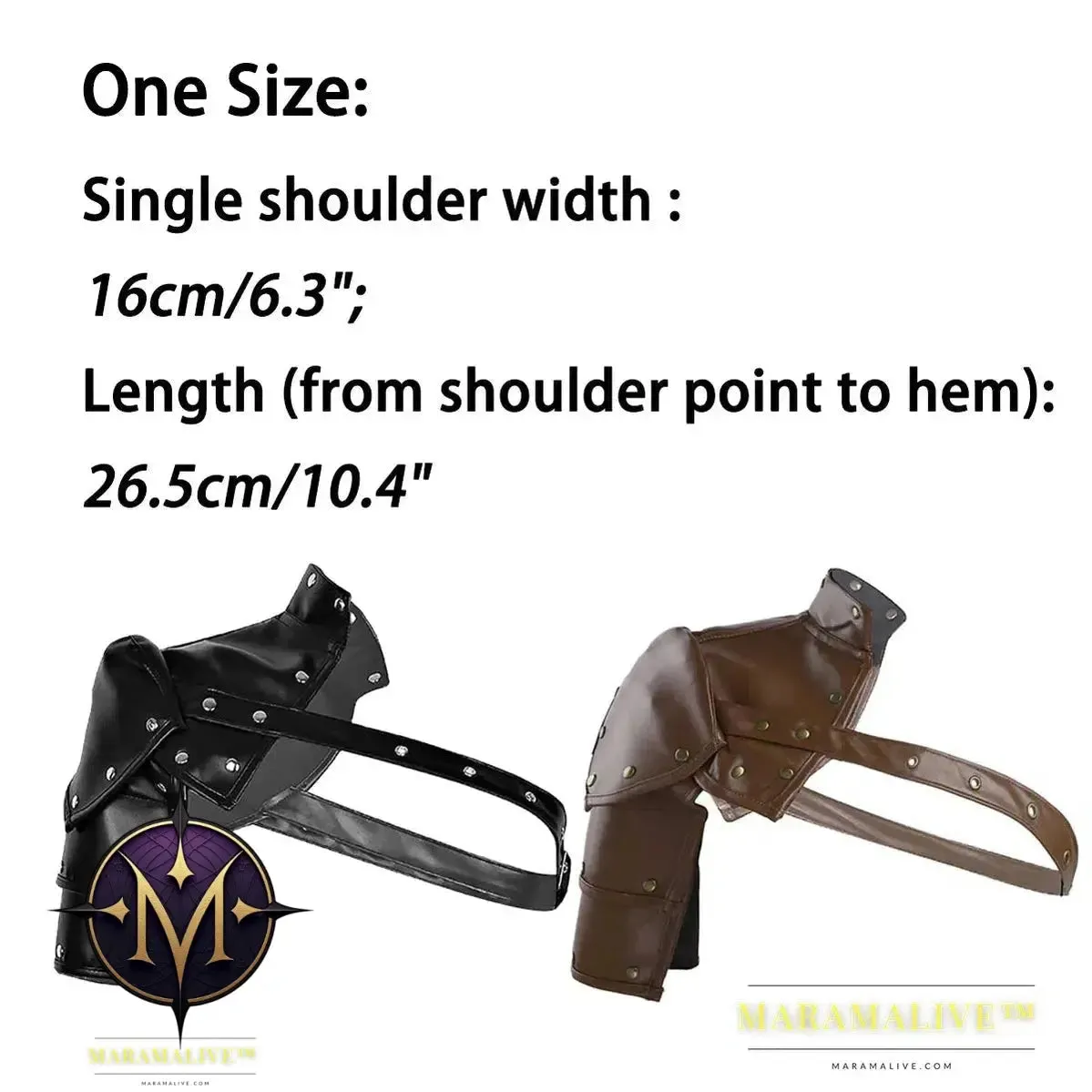Authentic Steampunk Leather Arm Armor for Costumes