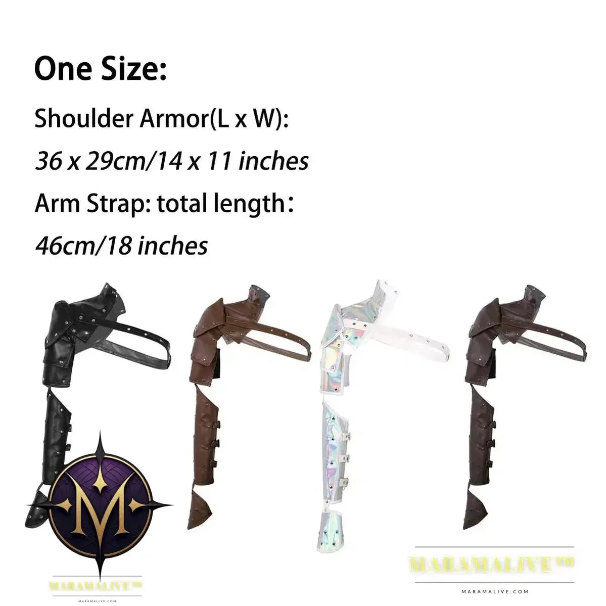 Authentic Steampunk Leather Arm Armor for Costumes