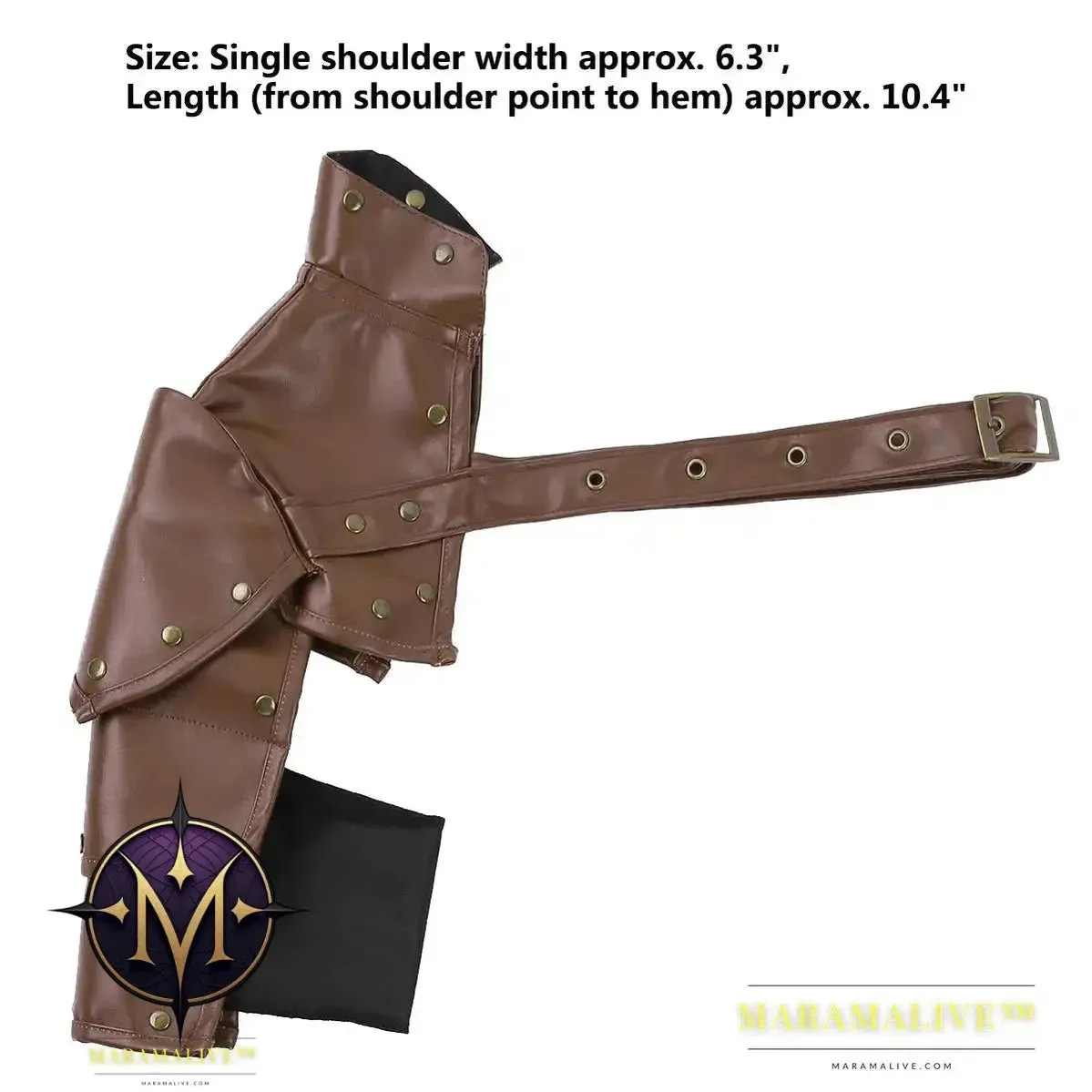 Authentic Steampunk Leather Arm Armor for Costumes