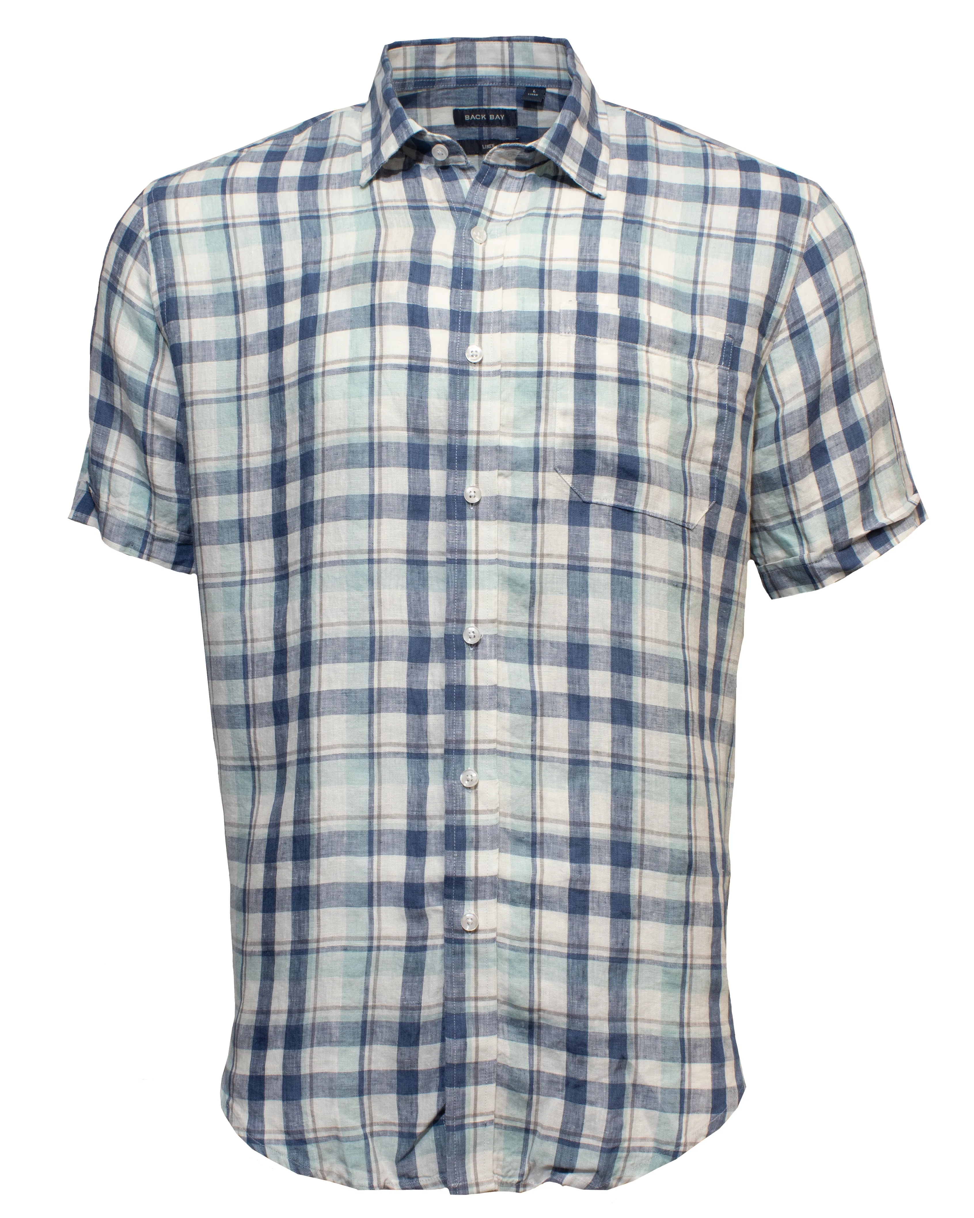 Back Bay Linen Check Shirt
