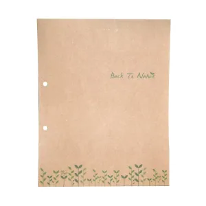 Back to Nature Eco-Friendly A4 Folder File