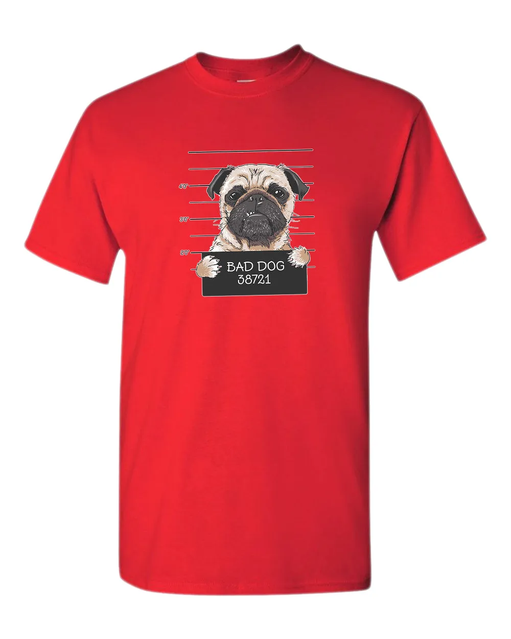 Bad dog funny t-shirt, dog lover t-shirt