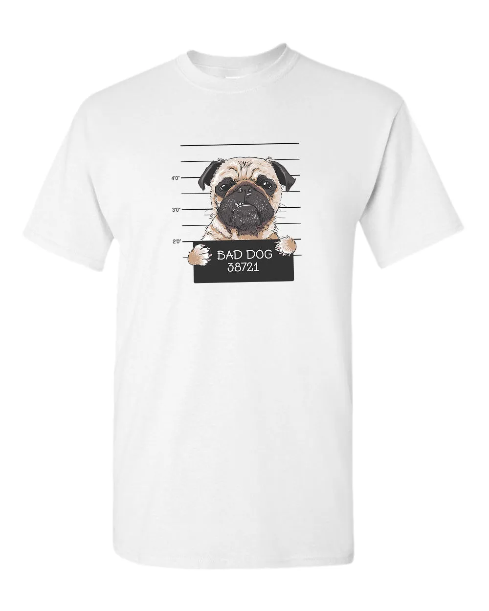Bad dog funny t-shirt, dog lover t-shirt