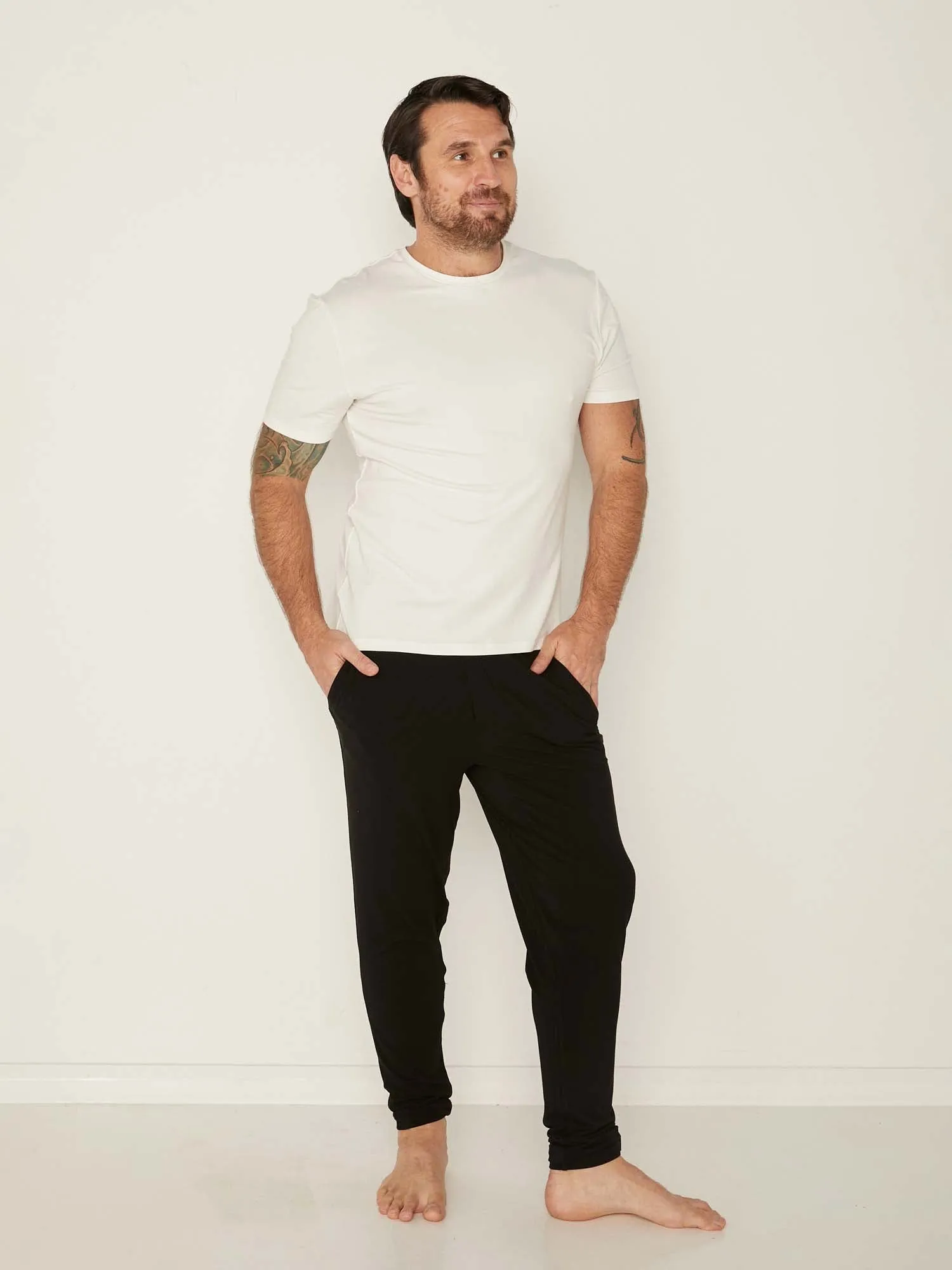 Bamboo Men's Essential Pants - Black