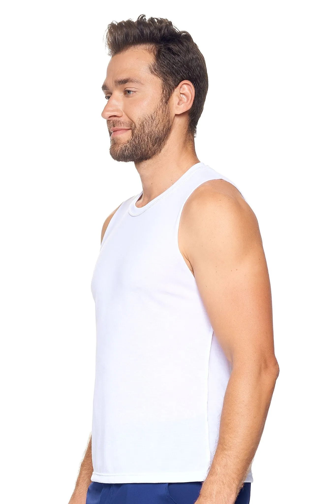 BE820 Siro™ Raw Edge Muscle Tee