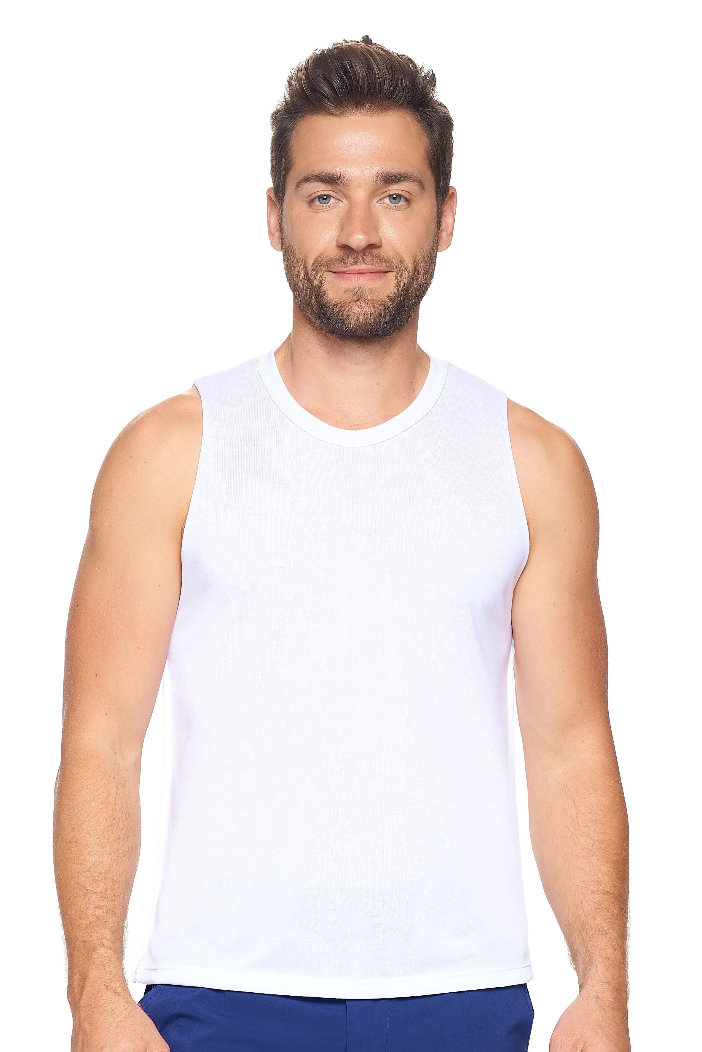 BE820 Siro™ Raw Edge Muscle Tee