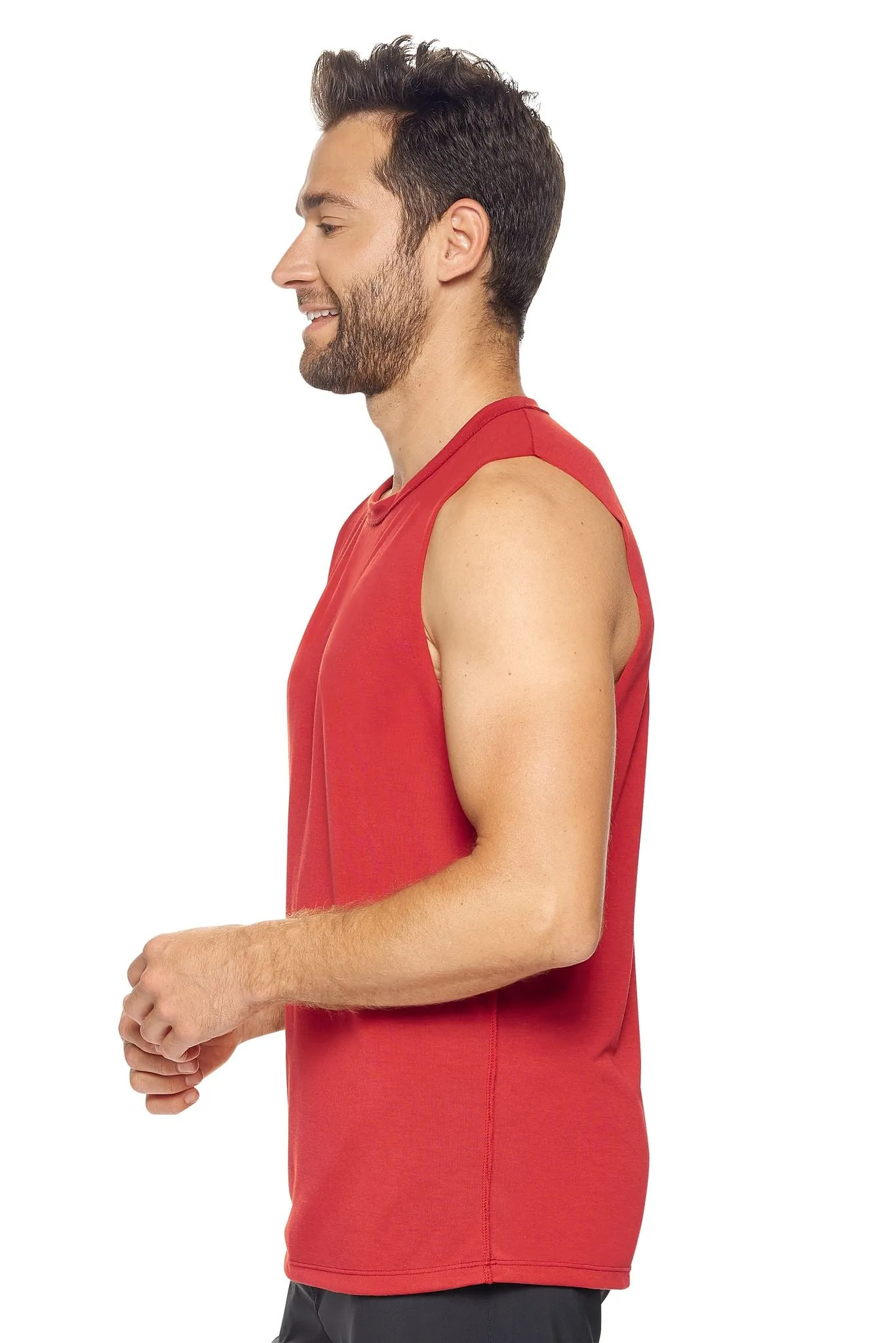 BE820 Siro™ Raw Edge Muscle Tee