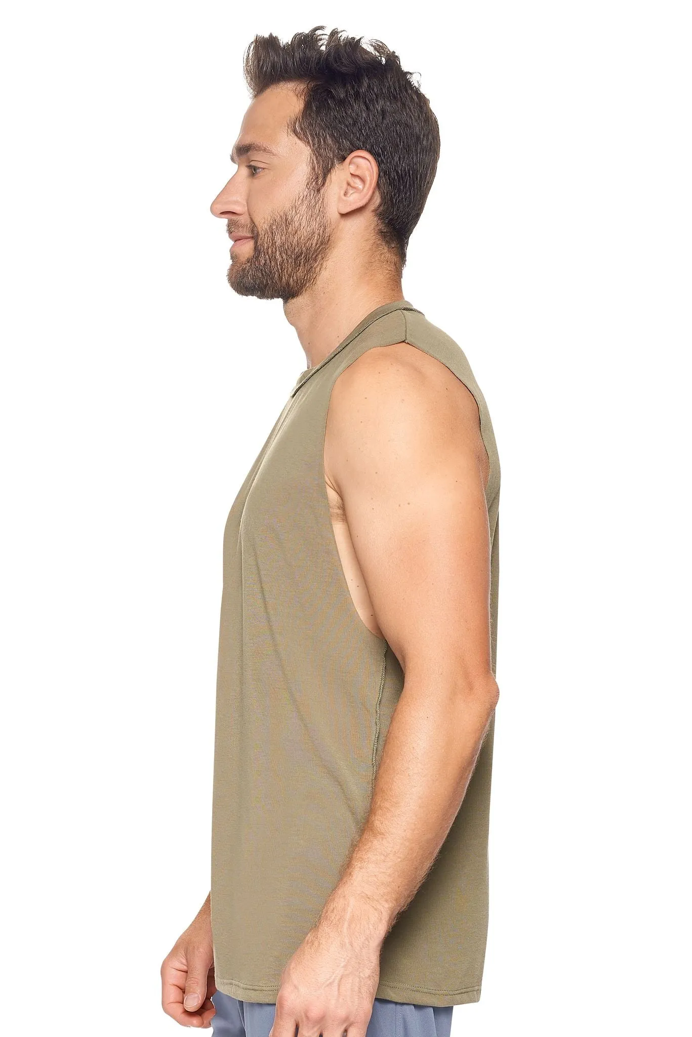 BE820 Siro™ Raw Edge Muscle Tee