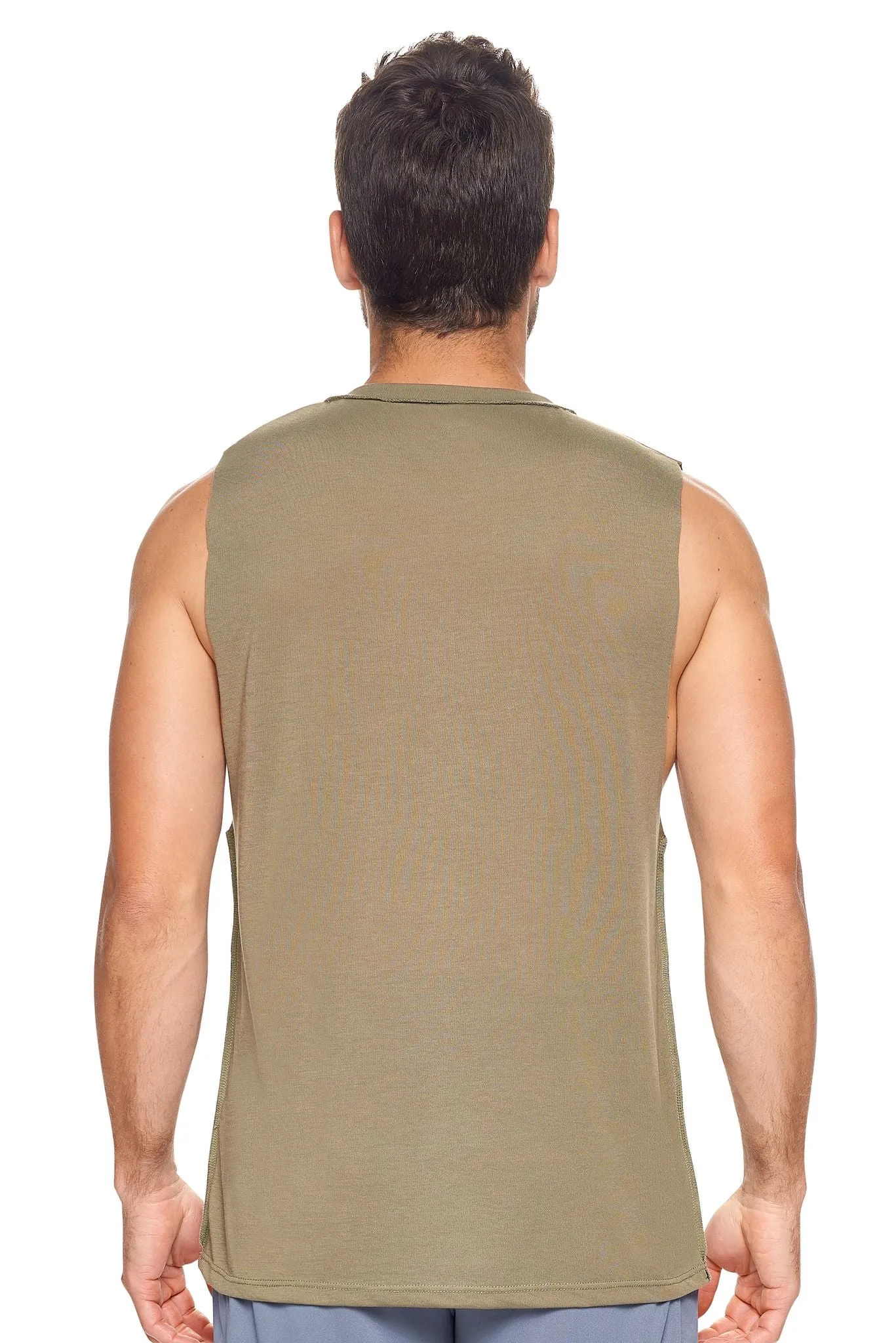 BE820 Siro™ Raw Edge Muscle Tee