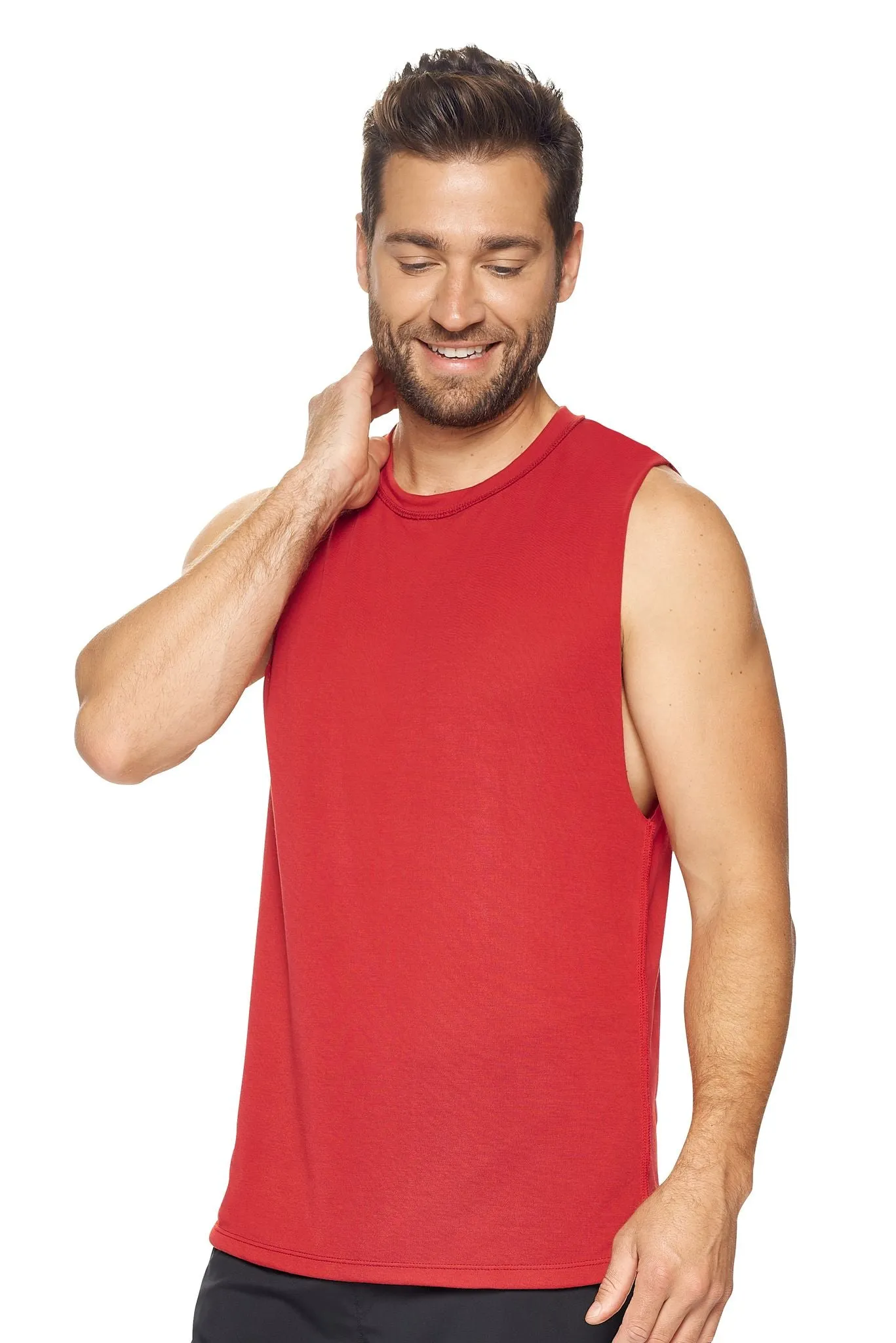 BE820 Siro™ Raw Edge Muscle Tee