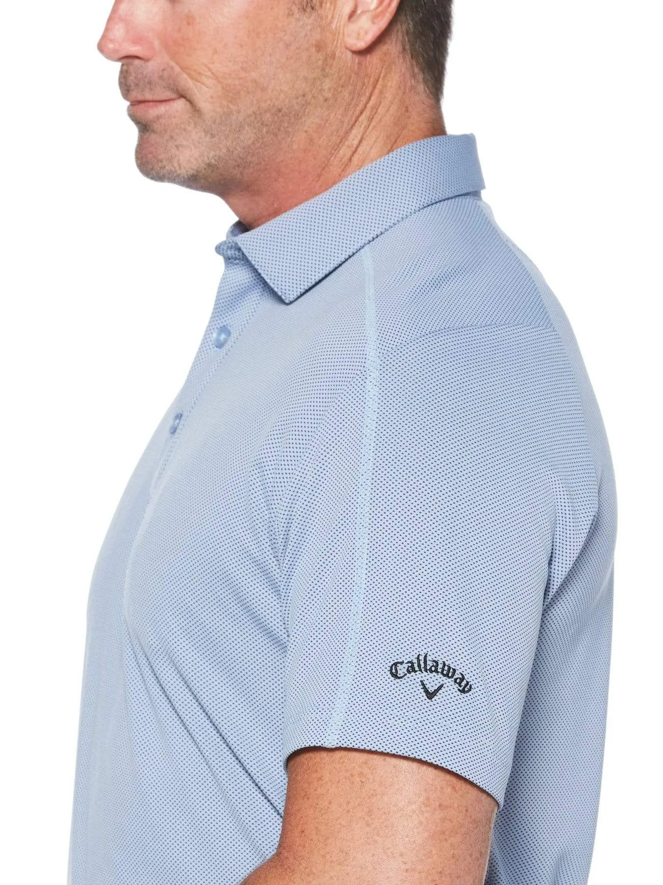 Big & Tall Jacquard Swing Tech™ Polo