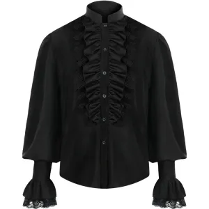 Black steampunk shirt
