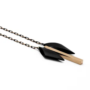 Black Winged Necklace