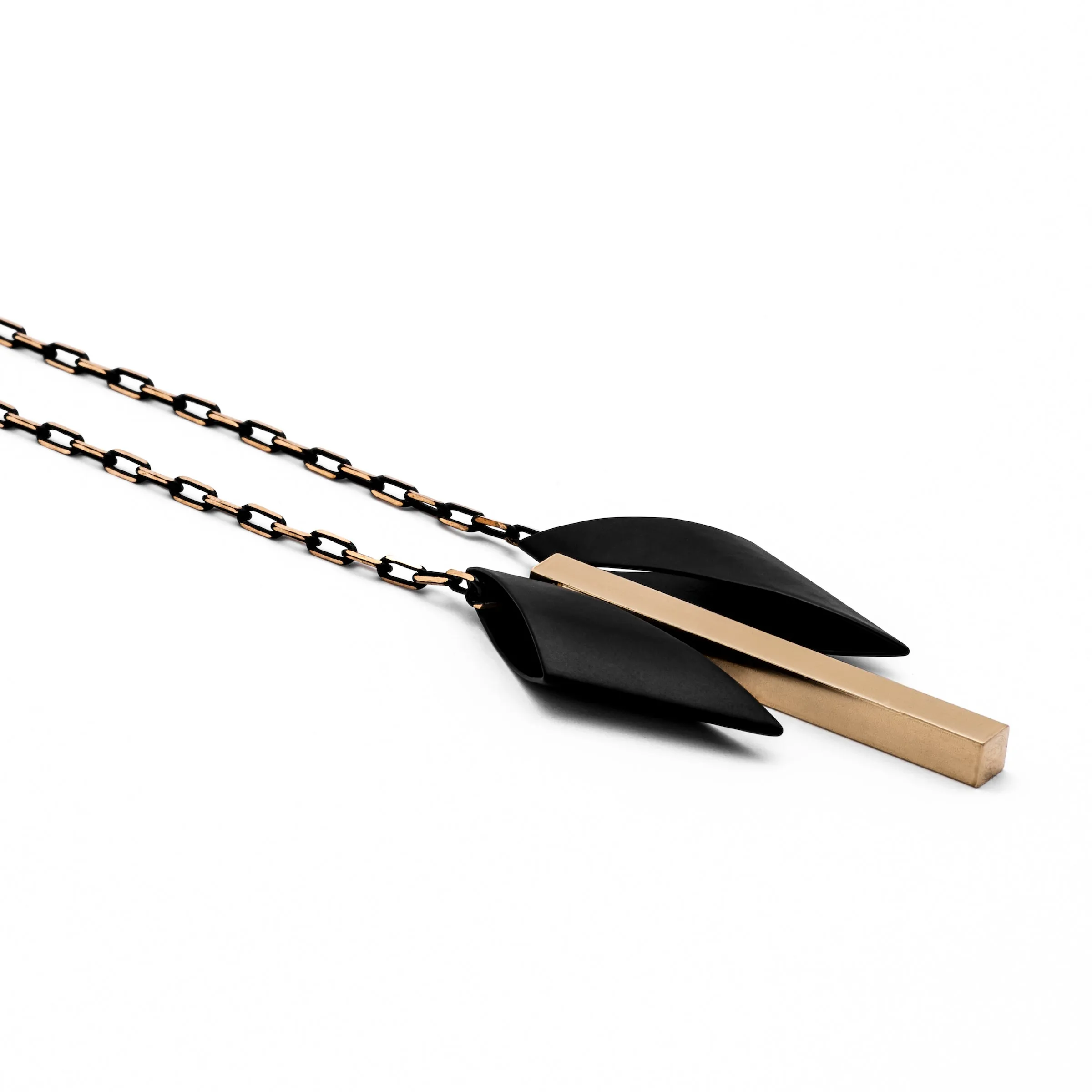Black Winged Necklace