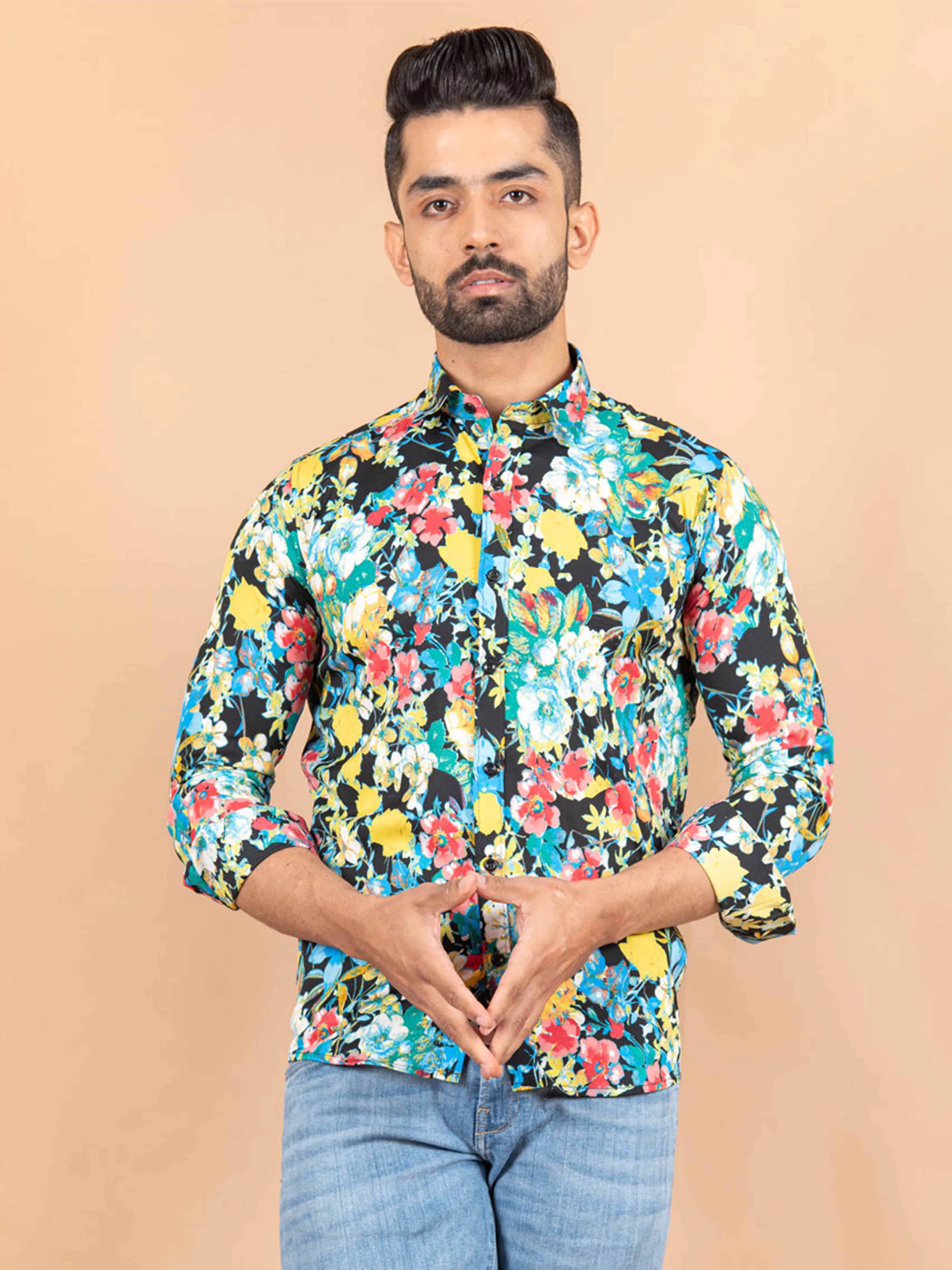 Bloom Printed Crepe Shirt