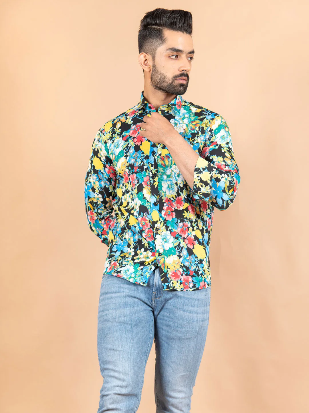 Bloom Printed Crepe Shirt