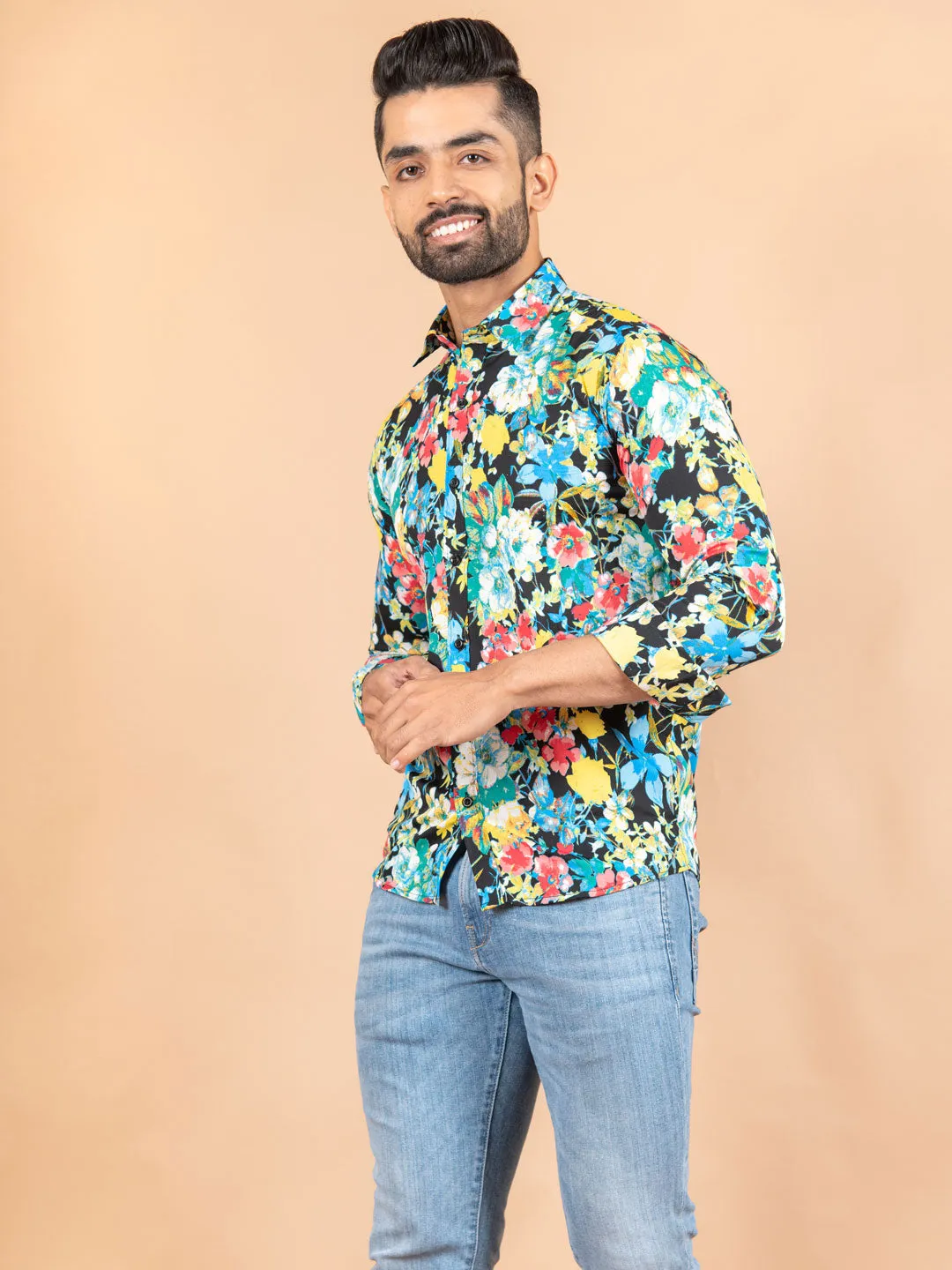 Bloom Printed Crepe Shirt