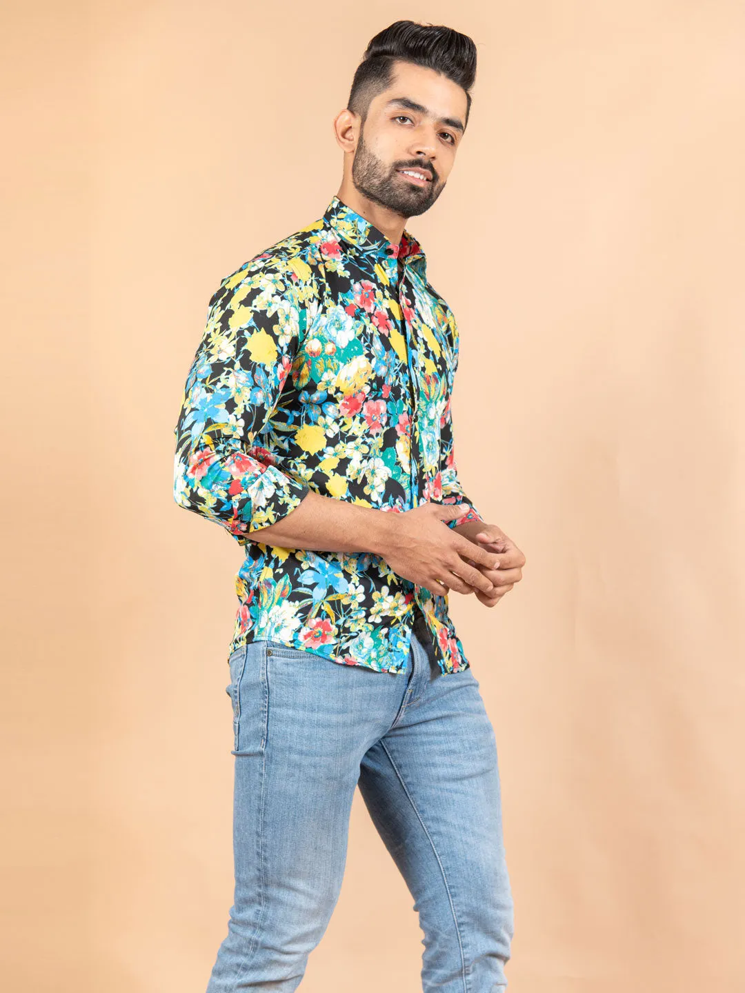 Bloom Printed Crepe Shirt