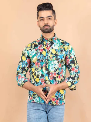 Bloom Printed Crepe Shirt