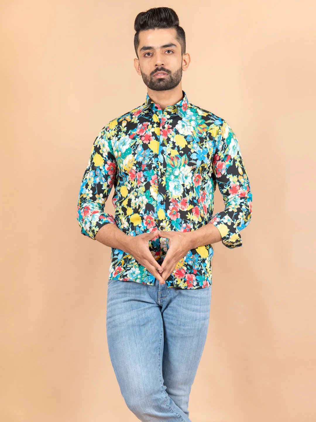 Bloom Printed Crepe Shirt