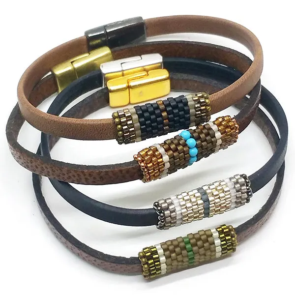 Boho Leather Bracelet