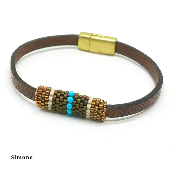 Boho Leather Bracelet