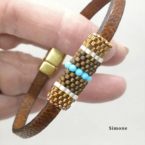 Boho Leather Bracelet