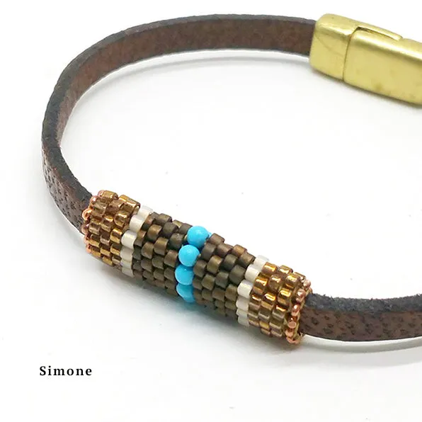 Boho Leather Bracelet