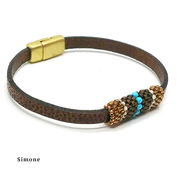 Boho Leather Bracelet