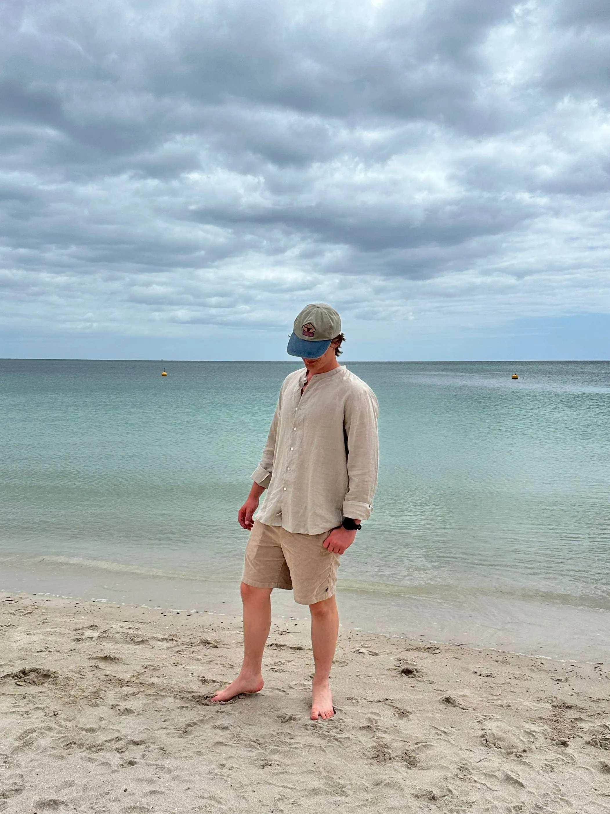 Breakwater Men's Linen Shirt Natural