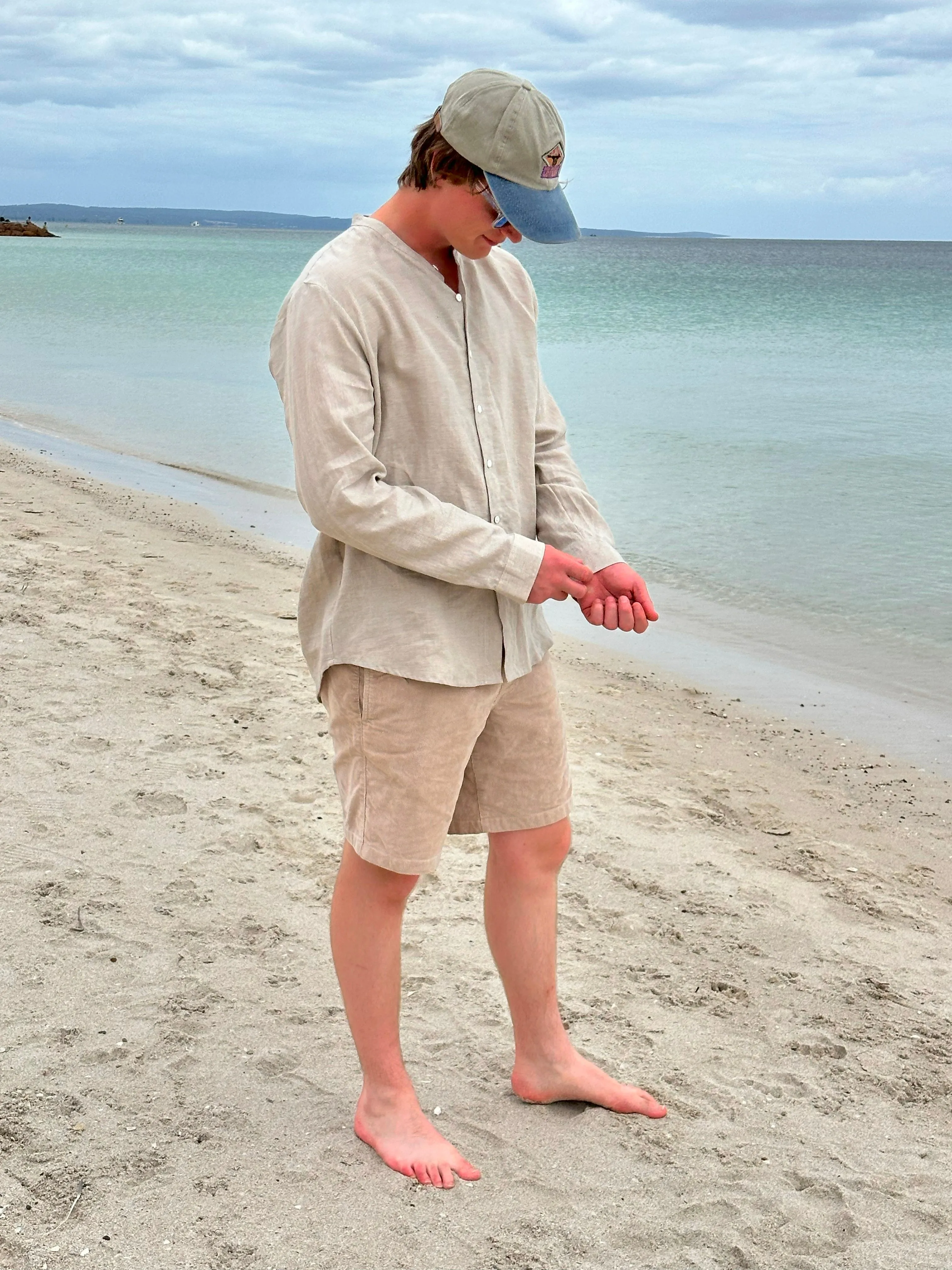 Breakwater Men's Linen Shirt Natural