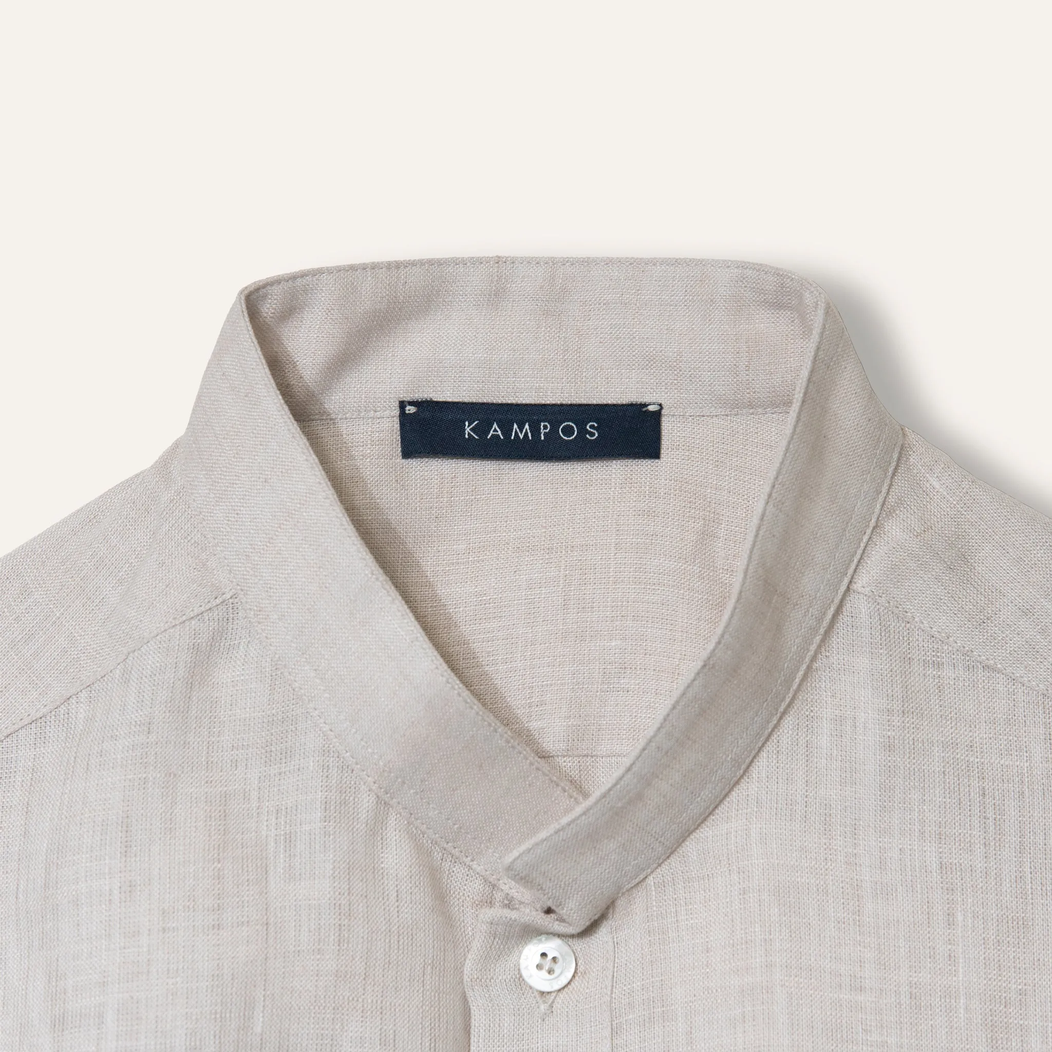 Casual Linen Shirt Sand