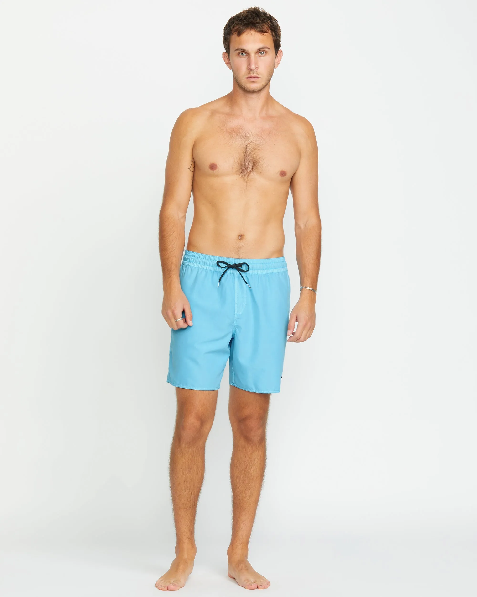 Center Trunk 17" Boardshort - RESIN BLUE