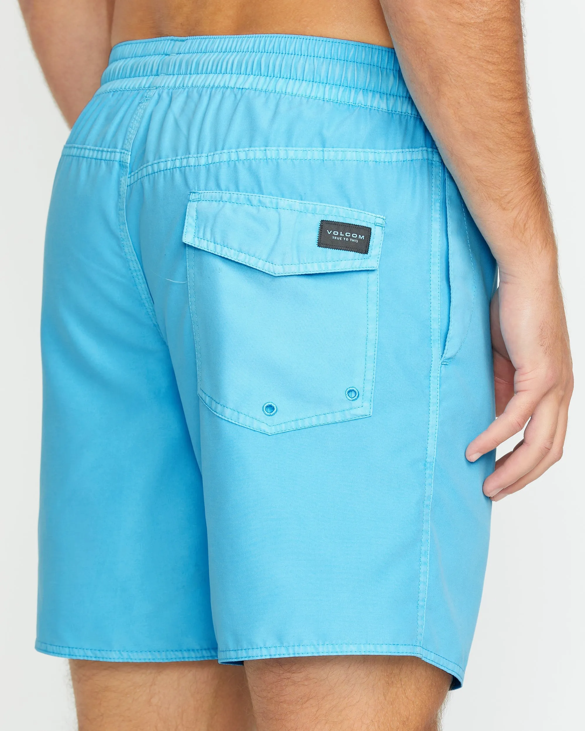 Center Trunk 17" Boardshort - RESIN BLUE
