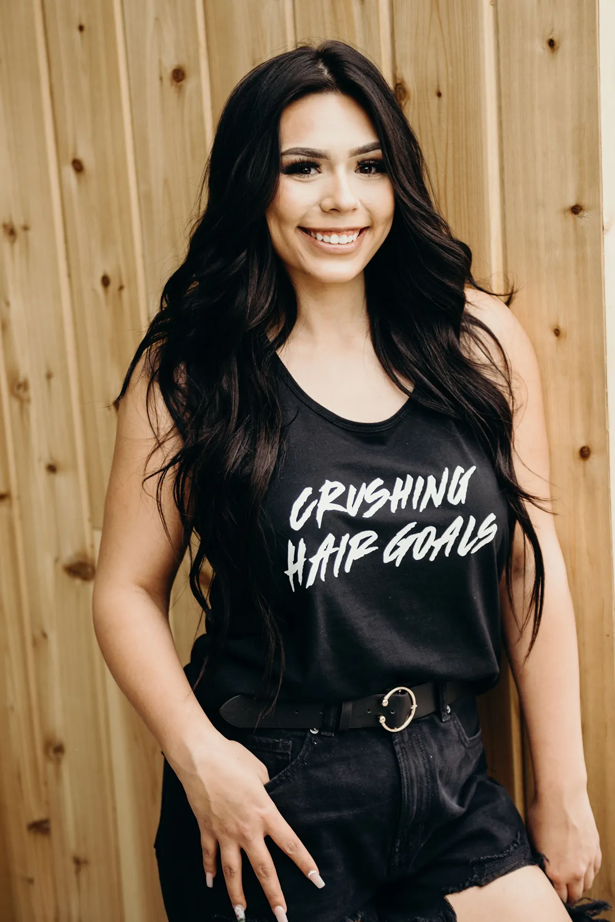 Crushing Hair Goals Tank