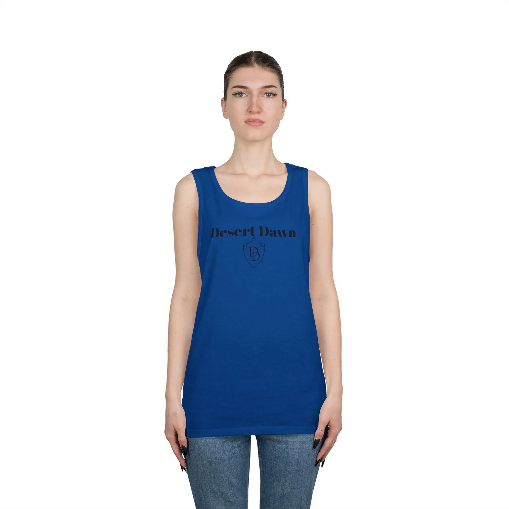 Desert Dawn Shield Design Tank Top